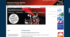 Desktop Screenshot of berliner-heimtiermesse.de